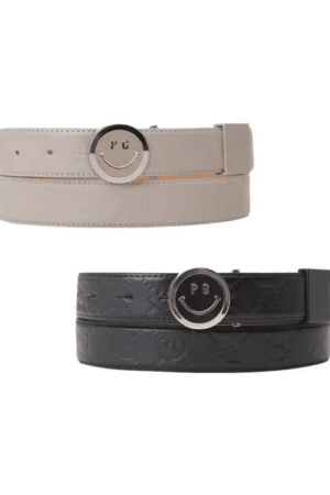 [파리게이츠] 골프 스마일 로고 장식 벨트 (2 COLORS)