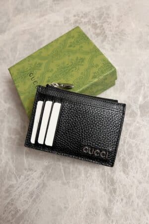 [구찌] 구찌 로고 지퍼 카드 케이스