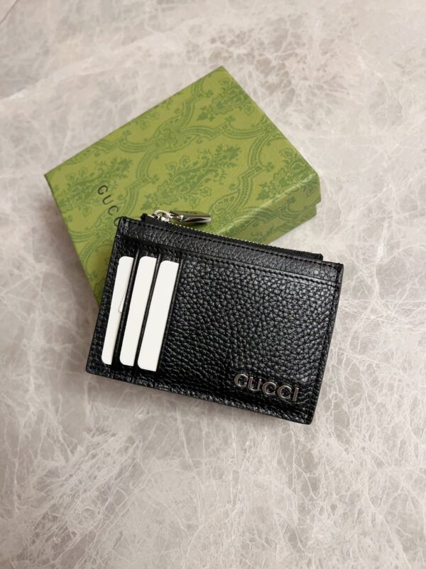 [구찌] 구찌 로고 지퍼 카드 케이스