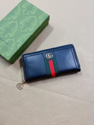 [구찌] 오피디아 GG 지퍼 장지갑