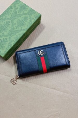 [구찌] 오피디아 GG 지퍼 장지갑