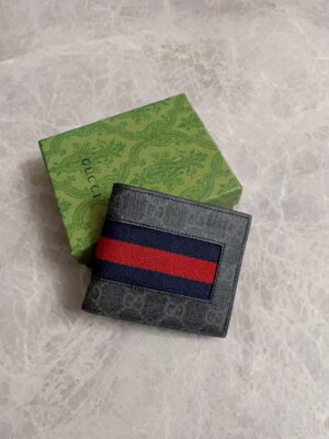 [구찌] 수프림 웹 반지갑