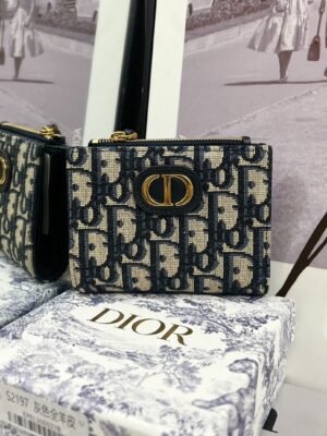 [디올]  30 몽테인 달리아 지퍼 반지갑 S2197