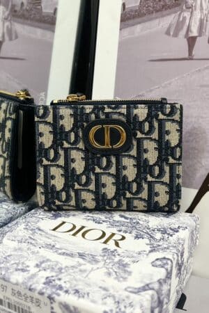 [디올]  30 몽테인 달리아 지퍼 반지갑 S2197