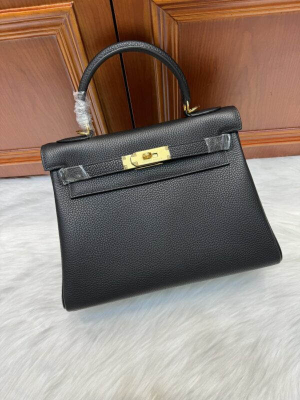 [에르메스] 켈리 28cm Togo/ Noir - Gold