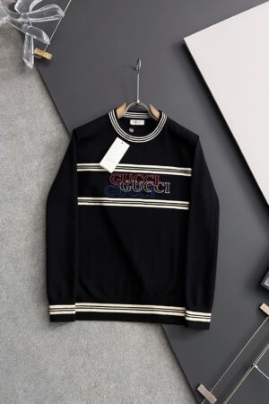 [구찌] 멀티 로고 스트라이프 니트