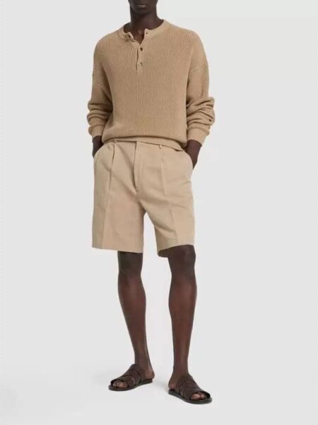 [로로피아나] 세라피노 코튼 크루넥 스웨터 (2 COLORS)