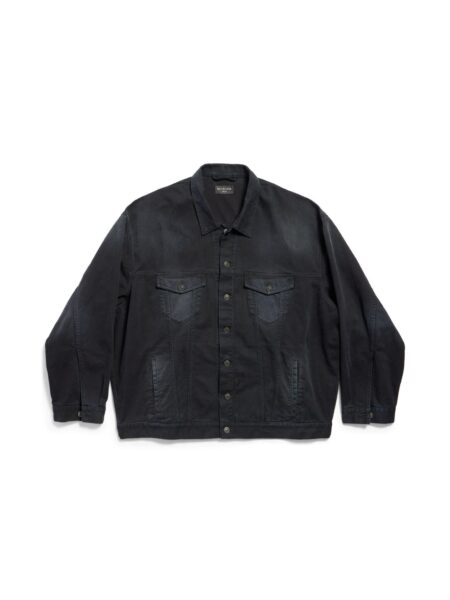 [발렌시아가] 오버사이즈 로고 데님 재킷