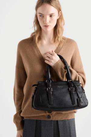 [프라다] 라지 가죽 토트백 1BG604