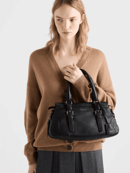 [프라다] 라지 가죽 토트백 1BG604