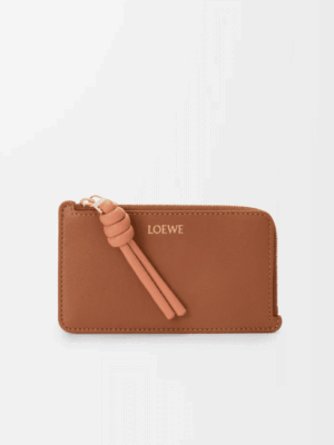 [로에베] 놋 코인 카드홀더 샤이니 나파 카프스킨/ 탠 컬러