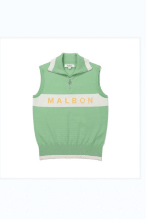 [말본] 하프 집업 니트 베스트 (2 COLOR)