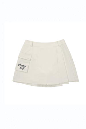 [말본] 아웃포켓 플리츠 스커트 (2 COLOR)