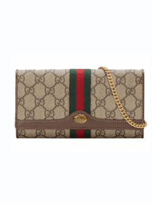 [구찌] 오피디아 GG 캔버스 체인 지갑 546592