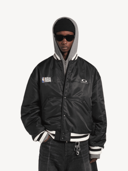 [발렌시아가] 남성 발렌시아가 | Nba 콜라보레이션 코치 재킷 블랙 864834