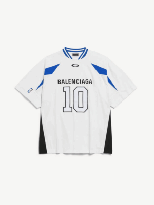 [발렌시아가] 남성 발렌시아가 | Nba 콜라보레이션 오버사이즈 티셔츠 화이트/멀티컬러 863852