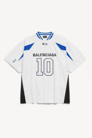 [발렌시아가] 남성 발렌시아가 | Nba 콜라보레이션 오버사이즈 티셔츠 화이트/멀티컬러 863852
