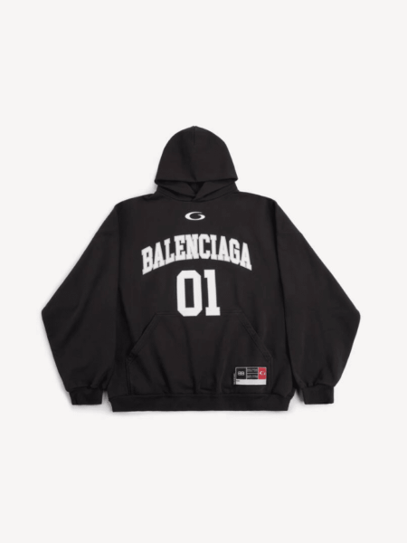 [발렌시아가] 남성 바스켓볼 시리즈 - 라지 핏 후디 821861