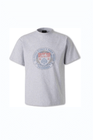 [발렌시아가] 로고 크루넥 반팔 티셔츠 850261