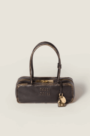 [미우미우] 스몰 보 탑 핸들 백 5BB173