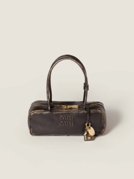 [미우미우] 스몰 보 탑 핸들 백 5BB173