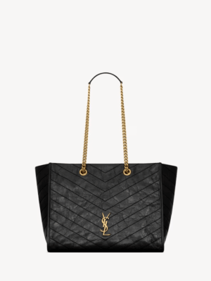 [생로랑] 빈티지 가죽 소재 니키 쇼핑 백 미디움 8711510 (3 COLOR)