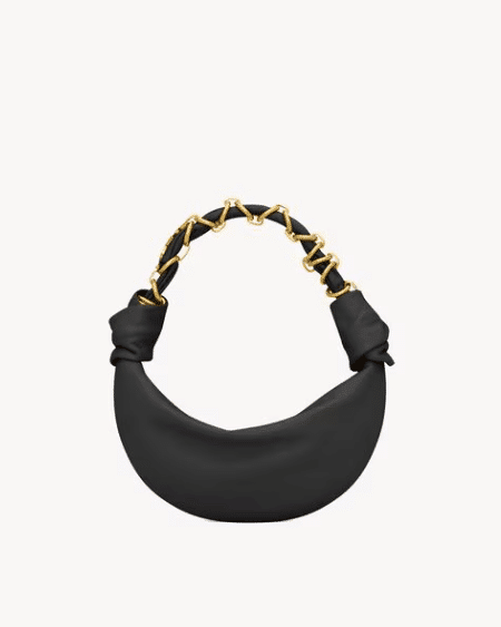 [생로랑] 램스킨 소재 AMALIA 미니 호보 862558