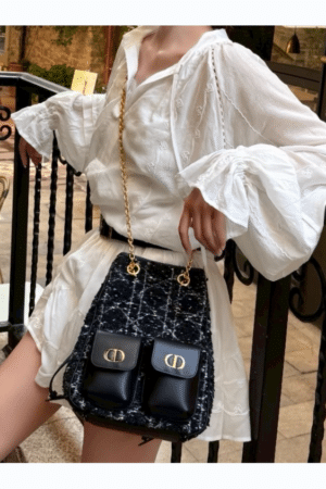 [디올] 미디엄 카로 멀티캐리 체인 백팩 M3375UDFG