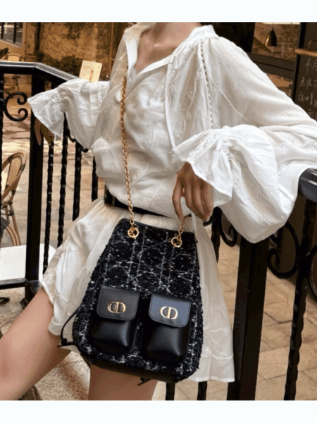 [디올] 미디엄 카로 멀티캐리 체인 백팩 M3375UDFG