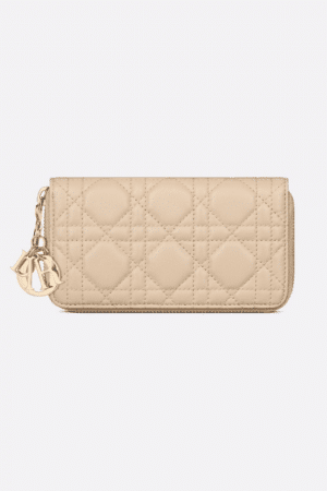 [디올] Lady Dior 미디엄 지퍼 지갑 S6024ONMJ