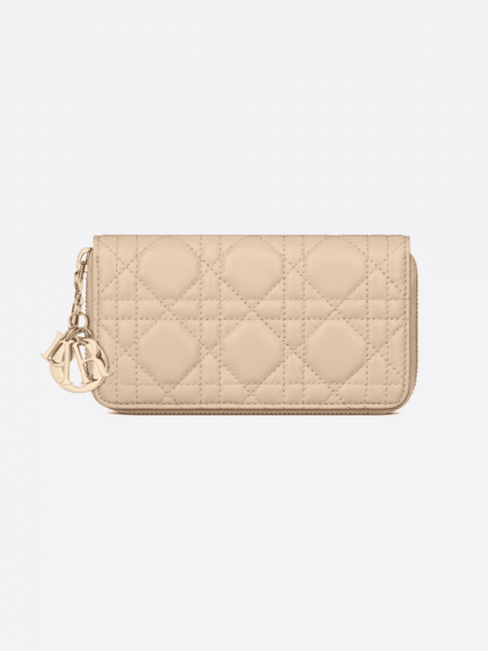 [디올] Lady Dior 미디엄 지퍼 지갑 S6024ONMJ