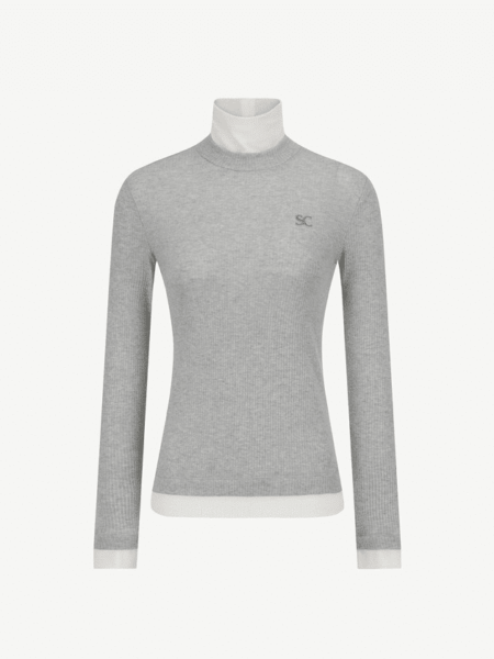 [사우스케이프] 여성 하이넥 티셔츠 (2 COLORS)