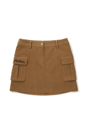 [말본] 여성 카고 코듀로이 스커트 (2 COLORS)