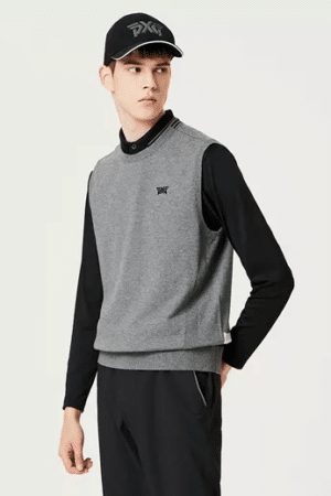 [PXG] 라운드 넥 스웨터 베스트 (2 COLORS)