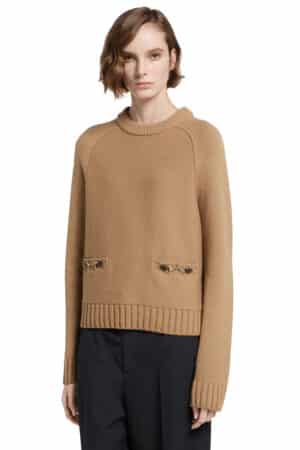 [구찌] 홀스빗 울 캐시미어 탑 836460