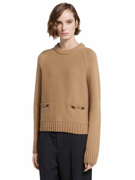 [구찌] 홀스빗 울 캐시미어 탑 836460