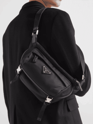 [프라다] 리나일론 및 사피아노 가죽 숄더백 2VH171