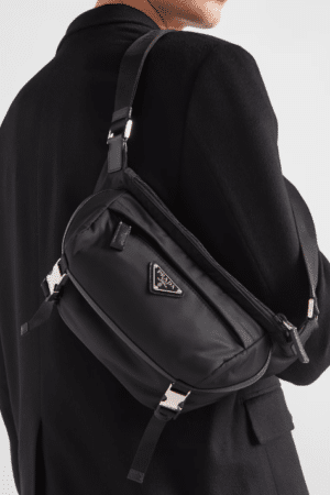 [프라다] 리나일론 및 사피아노 가죽 숄더백 2VH171