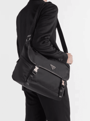 [프라다] 리나일론 및 사피아노 가죽 숄더백 2VD052