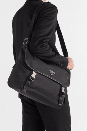 [프라다] 리나일론 및 사피아노 가죽 숄더백 2VD052