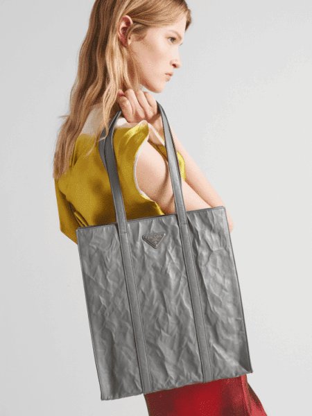 [프라다] 스몰 나파 가죽 토트백 1BG459