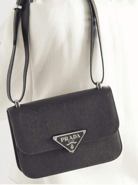 [프라다] 사피아노 가죽 숄더백 1BD320