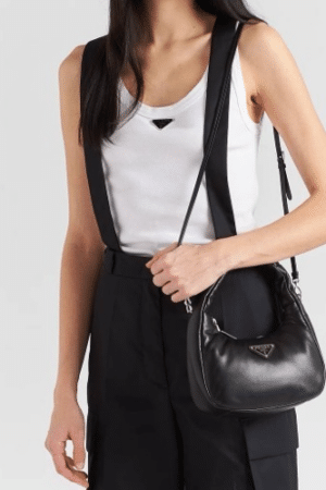 [프라다] 소프트 패딩 나파 가죽 미니백 1BA384