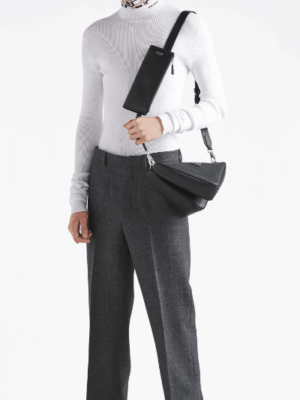 [프라다] 삼각로고 사피아노 트라이앵글 숄더백 2VH157