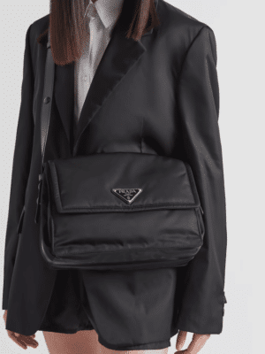 [프라다] 미디엄 리나일론 패딩 숄더백 1BD255