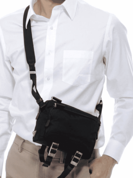 [프라다] 테수토 나일론 포코노 크로스백 2VH043