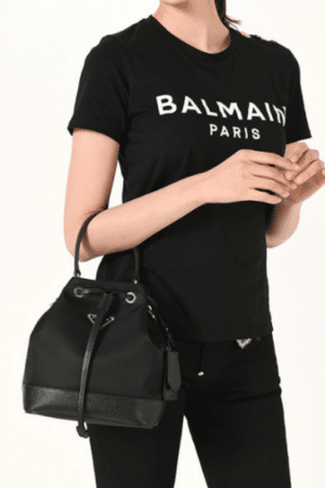 [프라다] 나일론 버킷 숄더백 1BE055