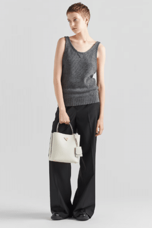 [프라다] 사피아노 미디엄 레더 토트백 1BA212