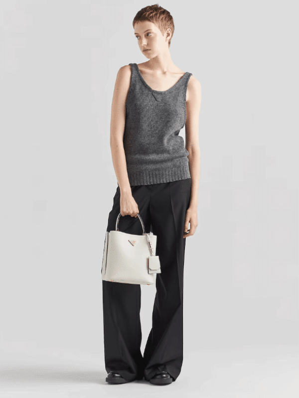 [프라다] 사피아노 미디엄 레더 토트백 1BA212