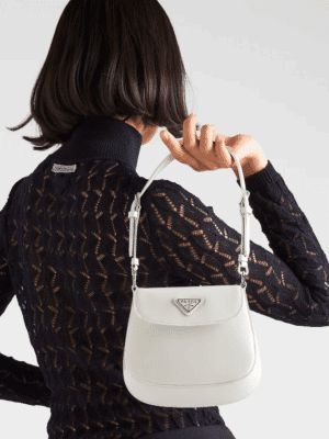 [프라다] 클레오 브러시드 가죽 미니 백 1BH188